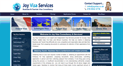 Desktop Screenshot of joyvisaservices.co.uk